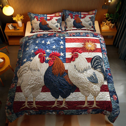 American Heritage Rooster WN1002045CL Duvet Cover Set