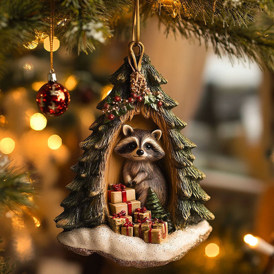 Raccoon Christmas Tree Nook LT2110007CL Christmas Ornament