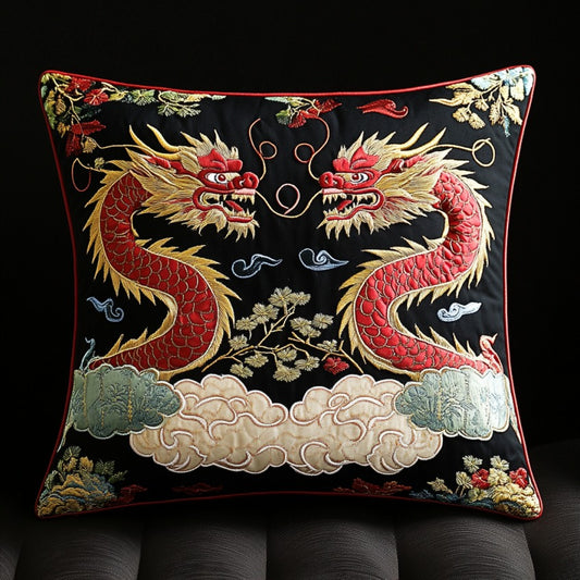 Asian Dragons XR1809019CL Quilt Pillow Case