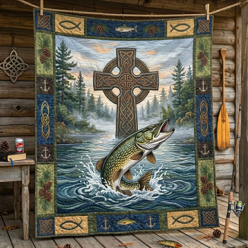 Celtic Cross Fishing WN1305002CL Quilt