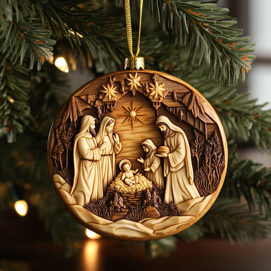 Christian Eternal Light WN1610015CL Christmas Ornament