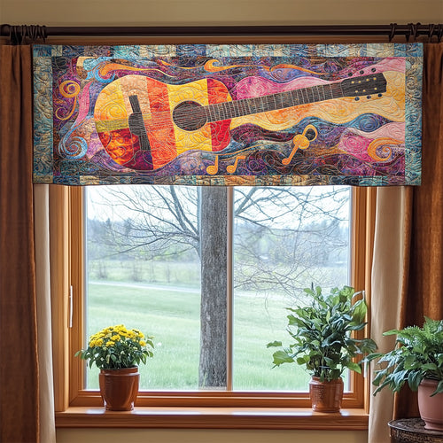 Guitar Fusion WN1606048CL Quilted Valance