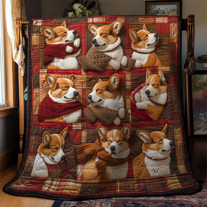 Dreamy Corgi WN1303009CL Quilt