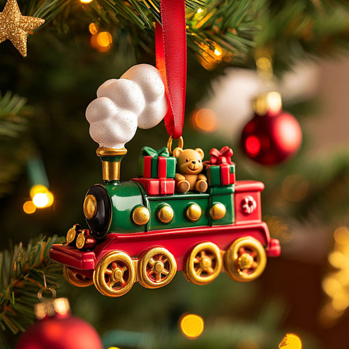 Merry Train CW1110033CL Christmas Ornament