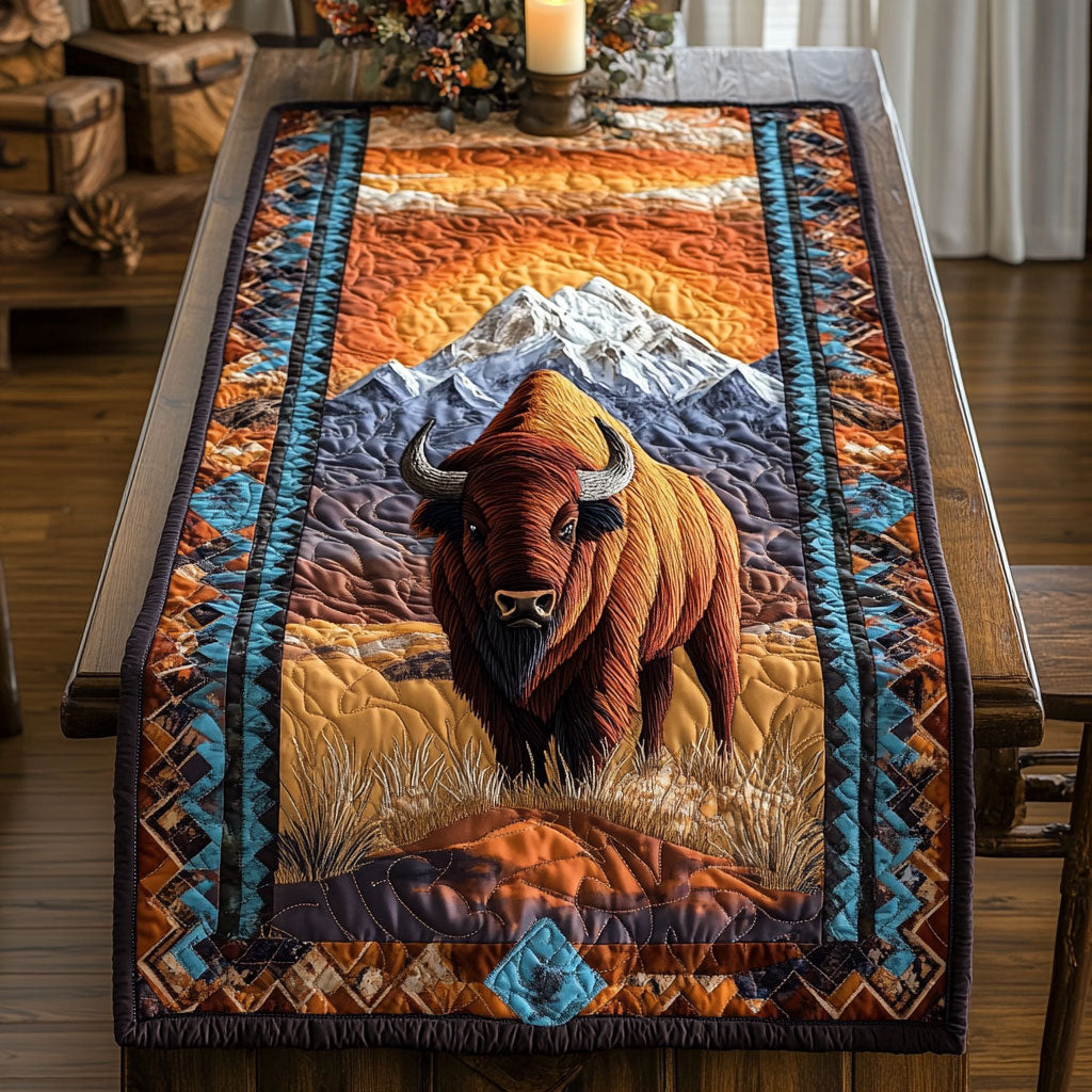 Wild Plains CP1201033CL Quilted Table Runner