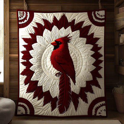 Timeless Cardinal Crest KL0501023CL Quilt