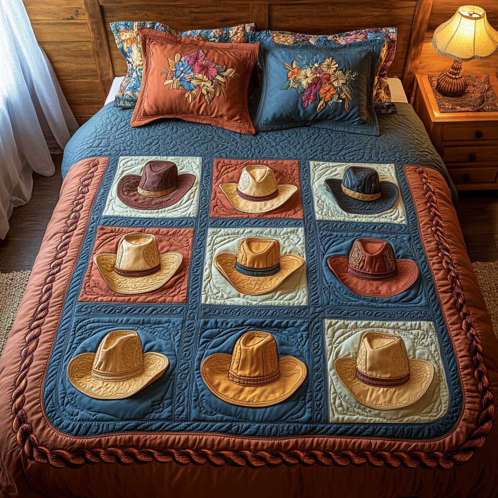 9 Cowboy Hat WP0201001CL Duvet Cover Set