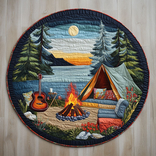 Camping WJ2404041CL Quilted Round Mat