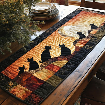 Stitching The Night WJ1807032CL Quilted Table Runner