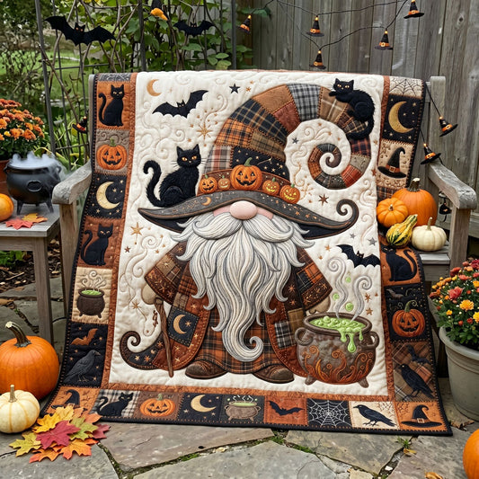 Halloween Witch Gnome WN2506010CL Quilt