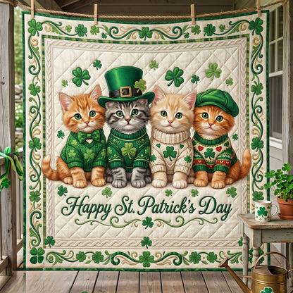 Lucky Irish Kittens WN0805009CL Quilt