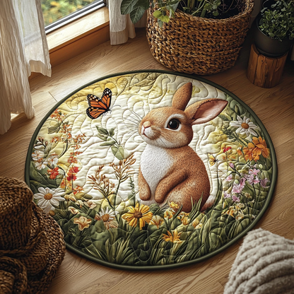 Innocent Rabbit QA1212039CL Quilted Round Mat