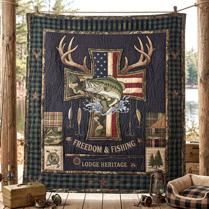 Freedom And Fishing WN1305015CL Quilt