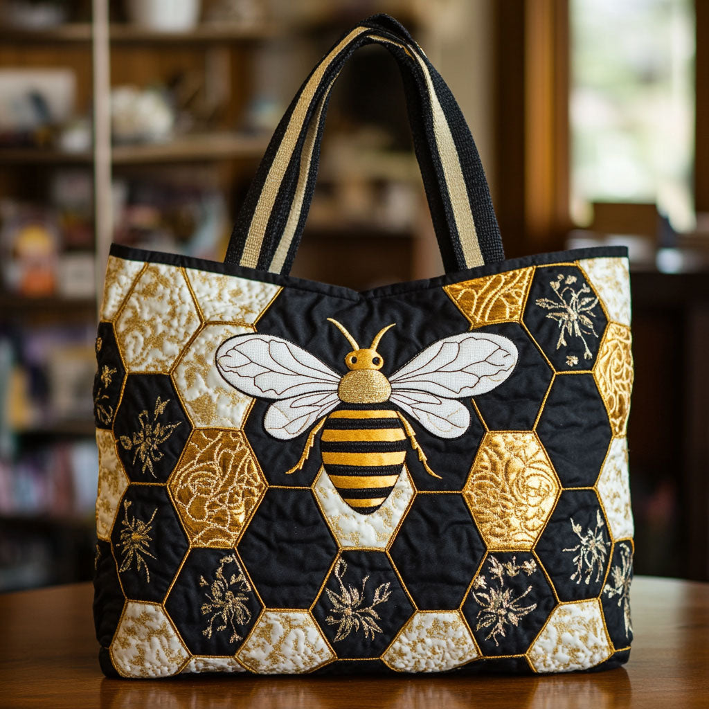 Queen Bee CW2509016CL Quilted Tote Bag