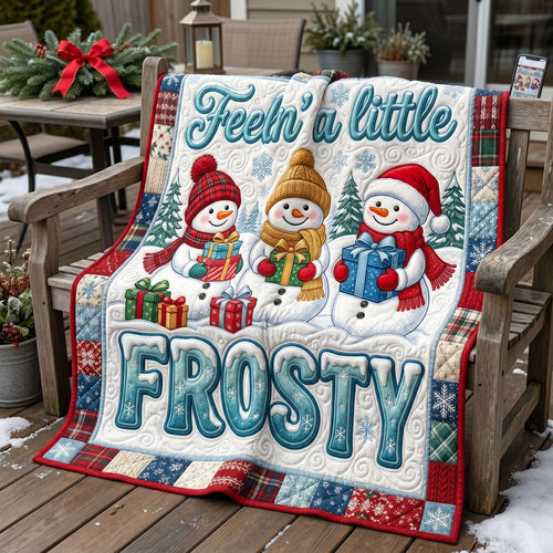 Christmas Snowmen Gift WN1105004CL Quilt