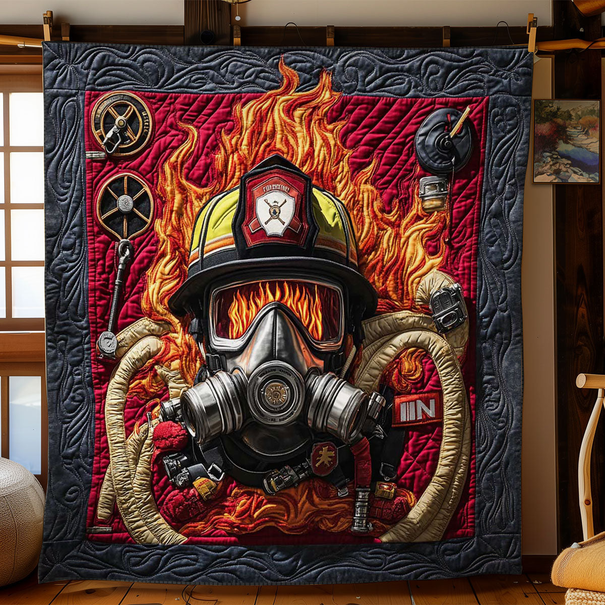 Firefighter Nation WN1205019CL Quilt