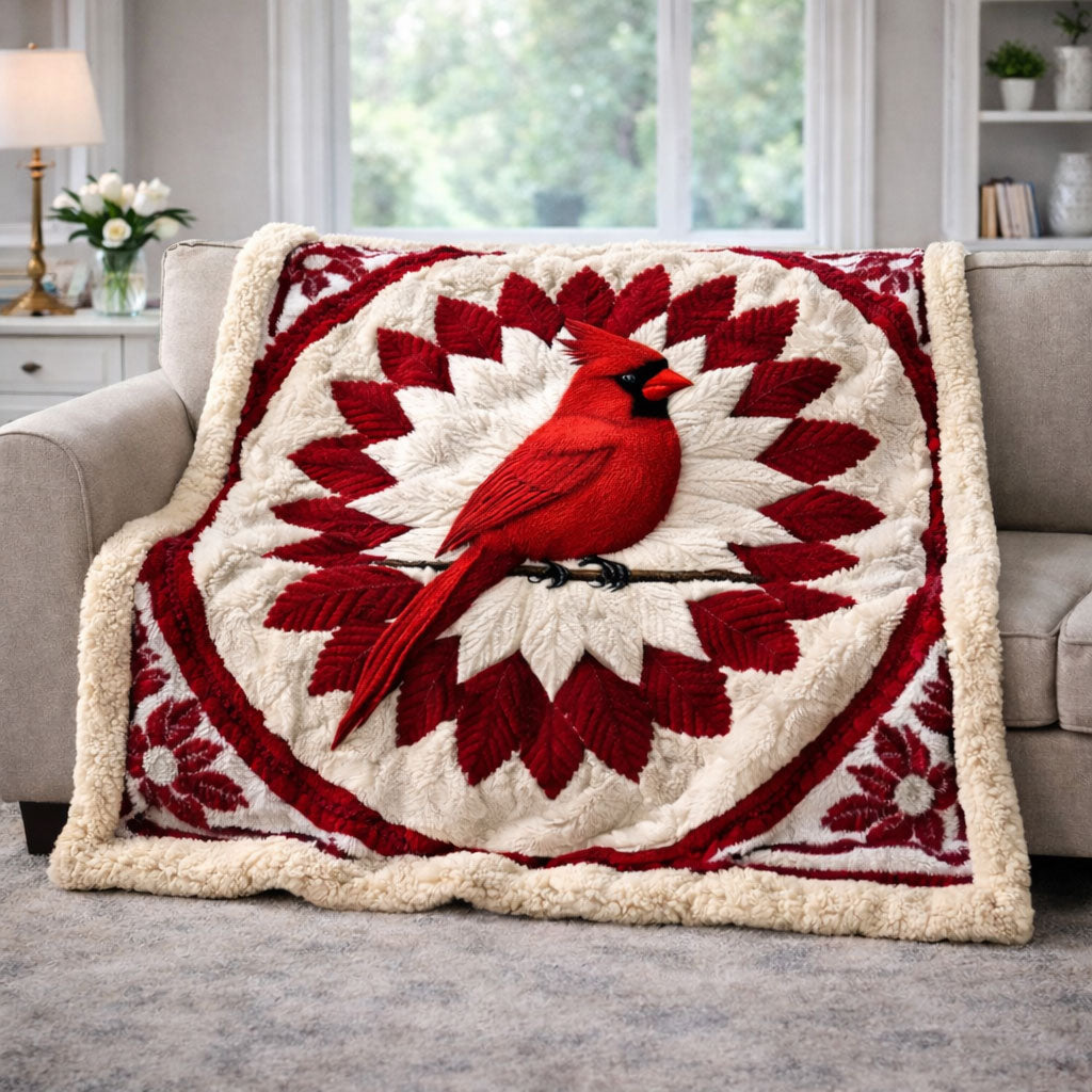 Cardinal of Hope KL2901001CL Faux Fur Throw Blanket