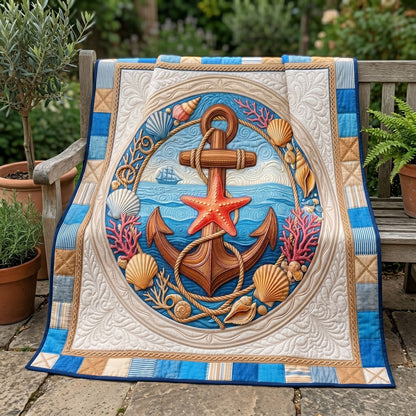 Coastal Anchor Serenity WN0505009CL Quilt