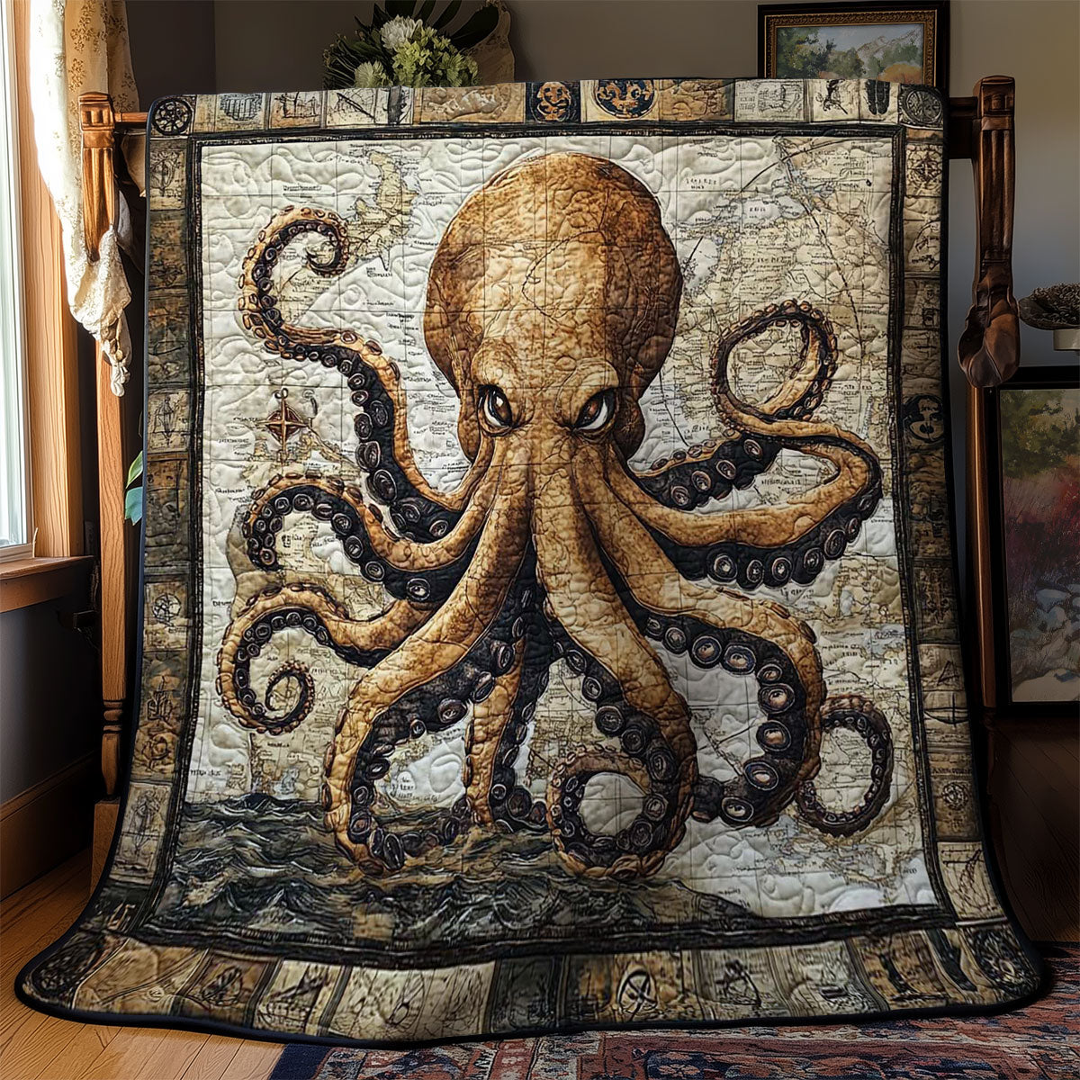 Mystic Octopus WN0702051CL Quilt