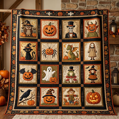 Spooky Autumn Friends WN0705026CL Quilt