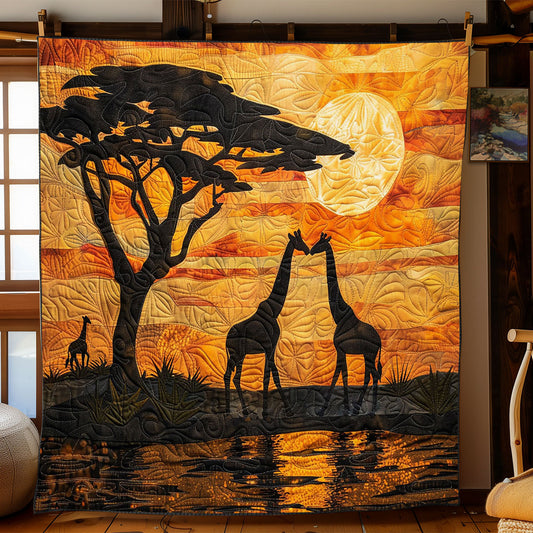 Acacia Tree Giraffe WJ1212100CL Quilt