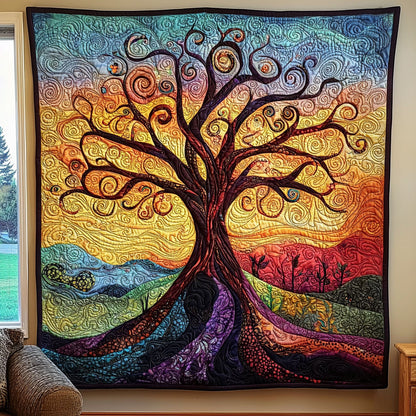 Vibrant Tree Of Life QA1401003CL Quilt