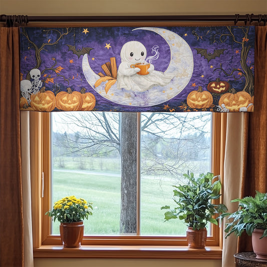 Haunted Ghost WN2507039CL Quilted Valance