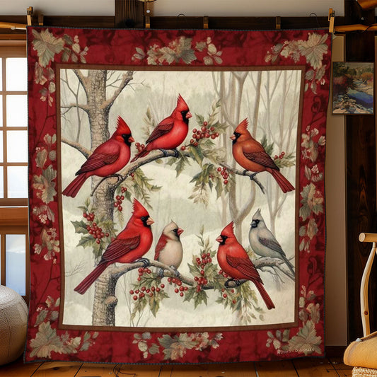 Yuletide Cardinal WN2002068CL Quilt