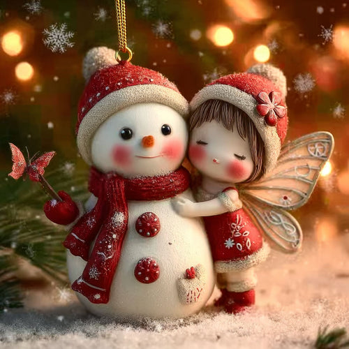Snowman Little Miracle WN0912077CL Christmas Ornament