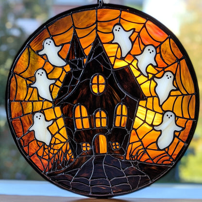 Halloween Coming To Town WJ1305027CL Suncatcher