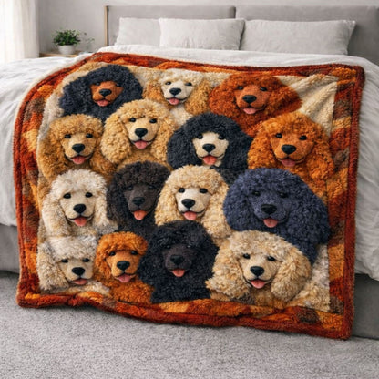 Puppy Parade CP2801001CL Faux Fur Throw Blanket