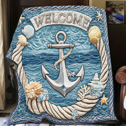 Seashore Anchor WP2502019CL Quilt