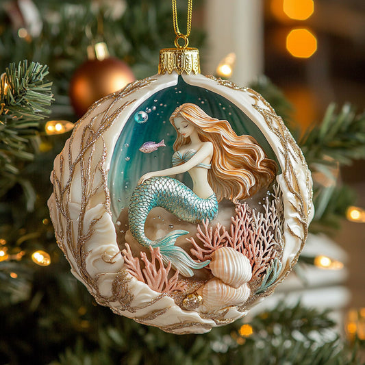 Graceful Mermaid CW2511019CL Christmas Ornament