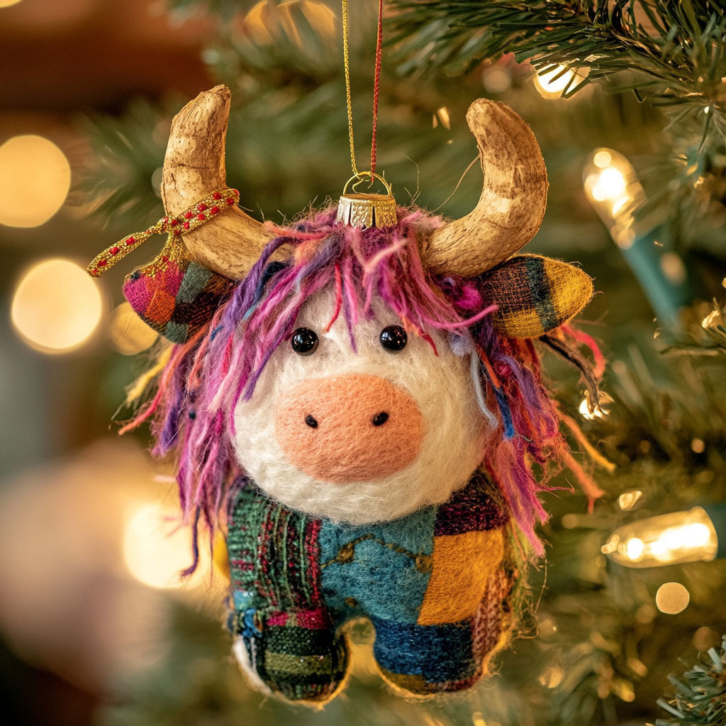 Shaggy Cow Winter Magic WN1112078CL Christmas Ornament