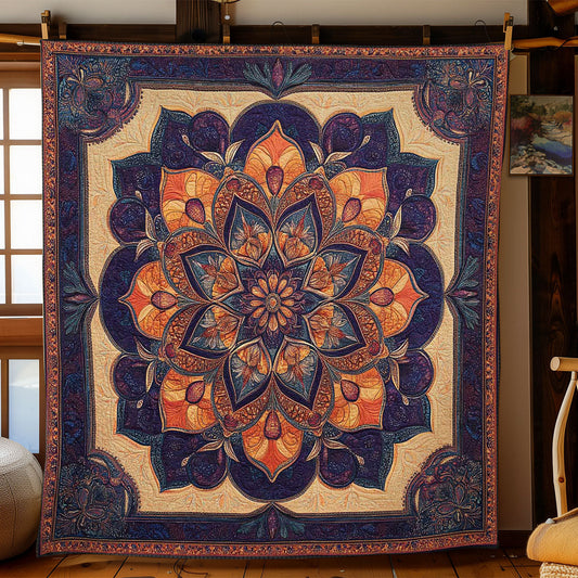 Ethereal Flower Mandala WN0402042CL Quilt