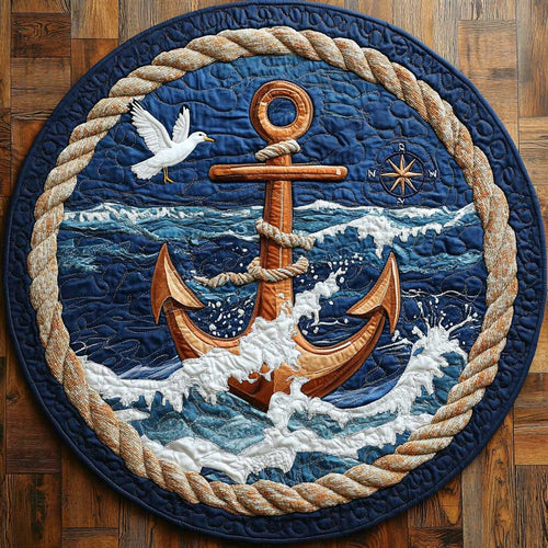 Anchor Of Hope WN2204001CL Quilted Round Mat