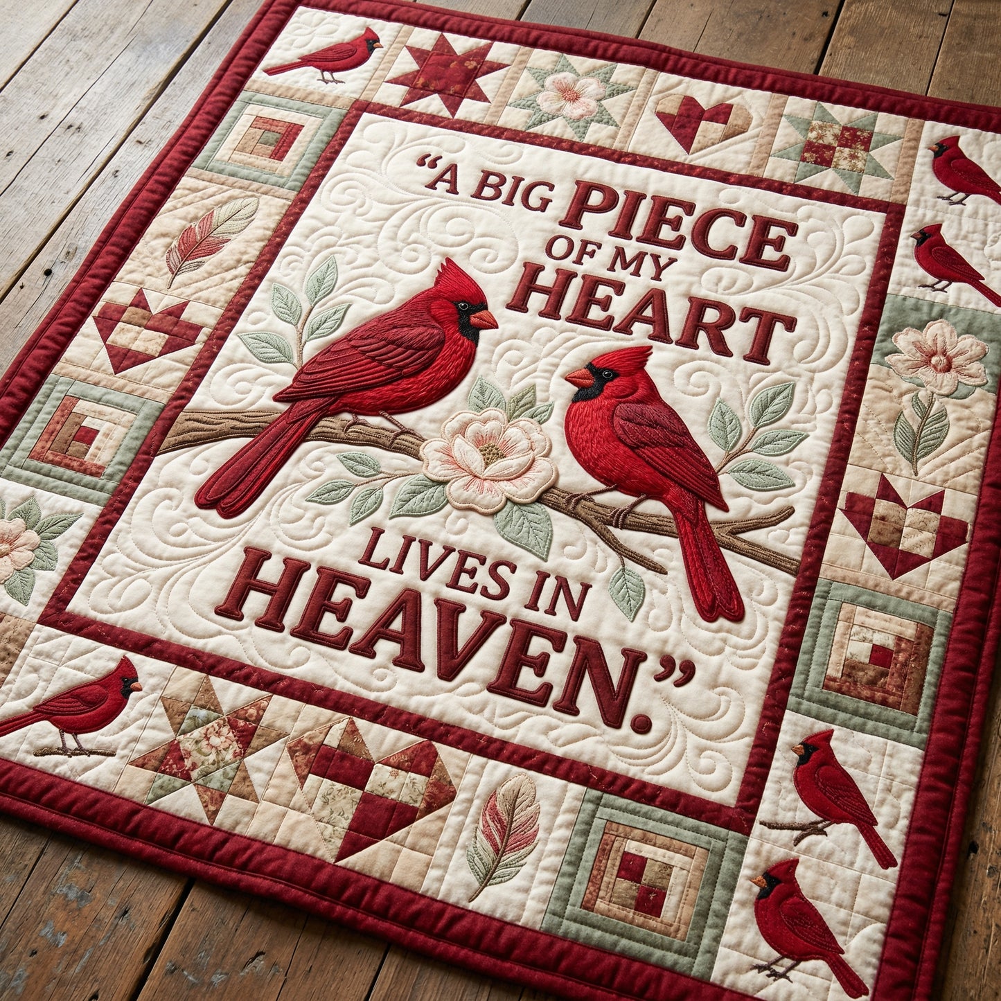 A Big Piece Of My Heart XR1004038CL Quilt