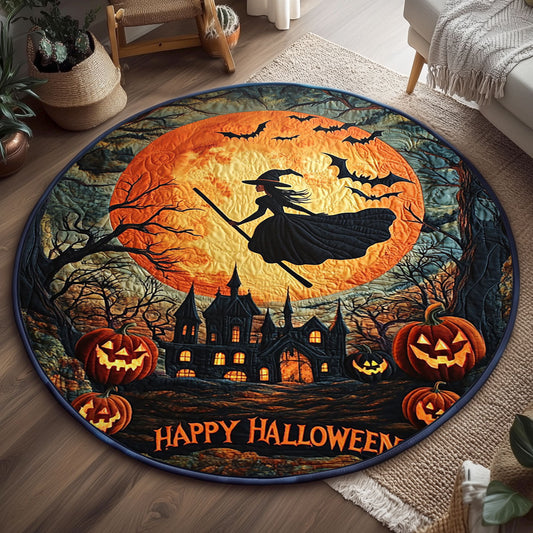 Halloween Howls WJ2407042CL Quilted Round Mat