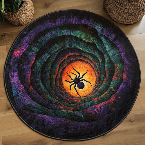Shadow Spider WN2909055CL Quilted Round Mat