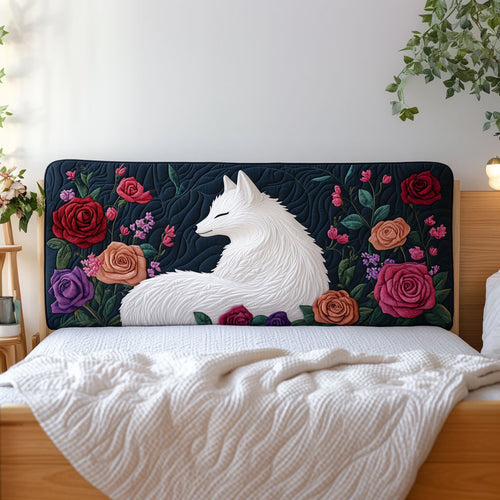 White Fox Petal Dream KL0801011CL Quilted Headboard Slipcover