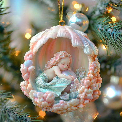 Pearl Mermaid CP0912053CL Christmas Ornament
