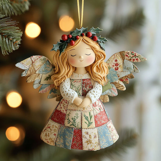 Cherub Quilt CP2711070CL Christmas Ornament