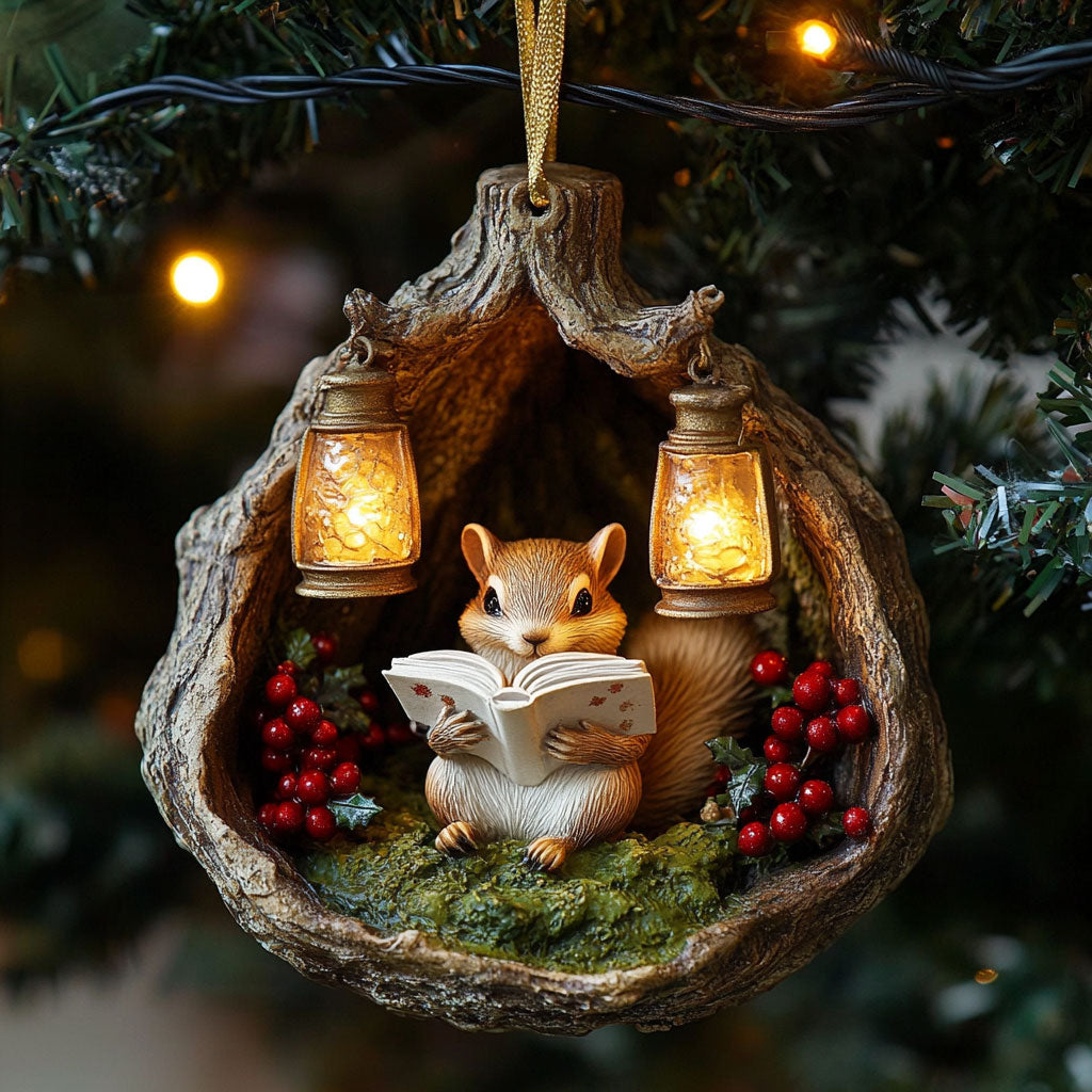 Woodland Squirrel CP0312240CL Christmas Ornament