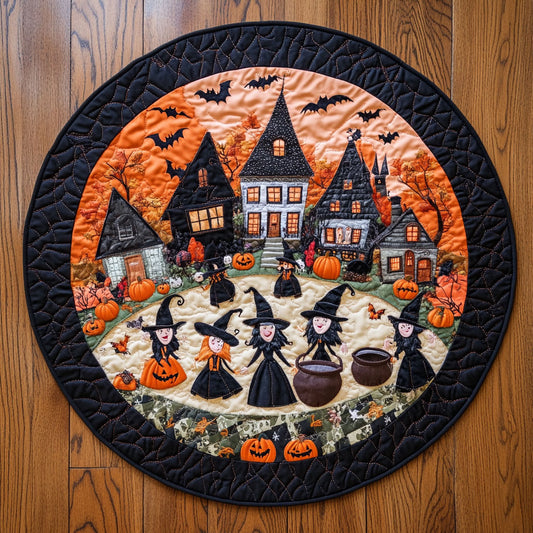 Witch Lantern Grove WN0108061CL Quilted Round Mat