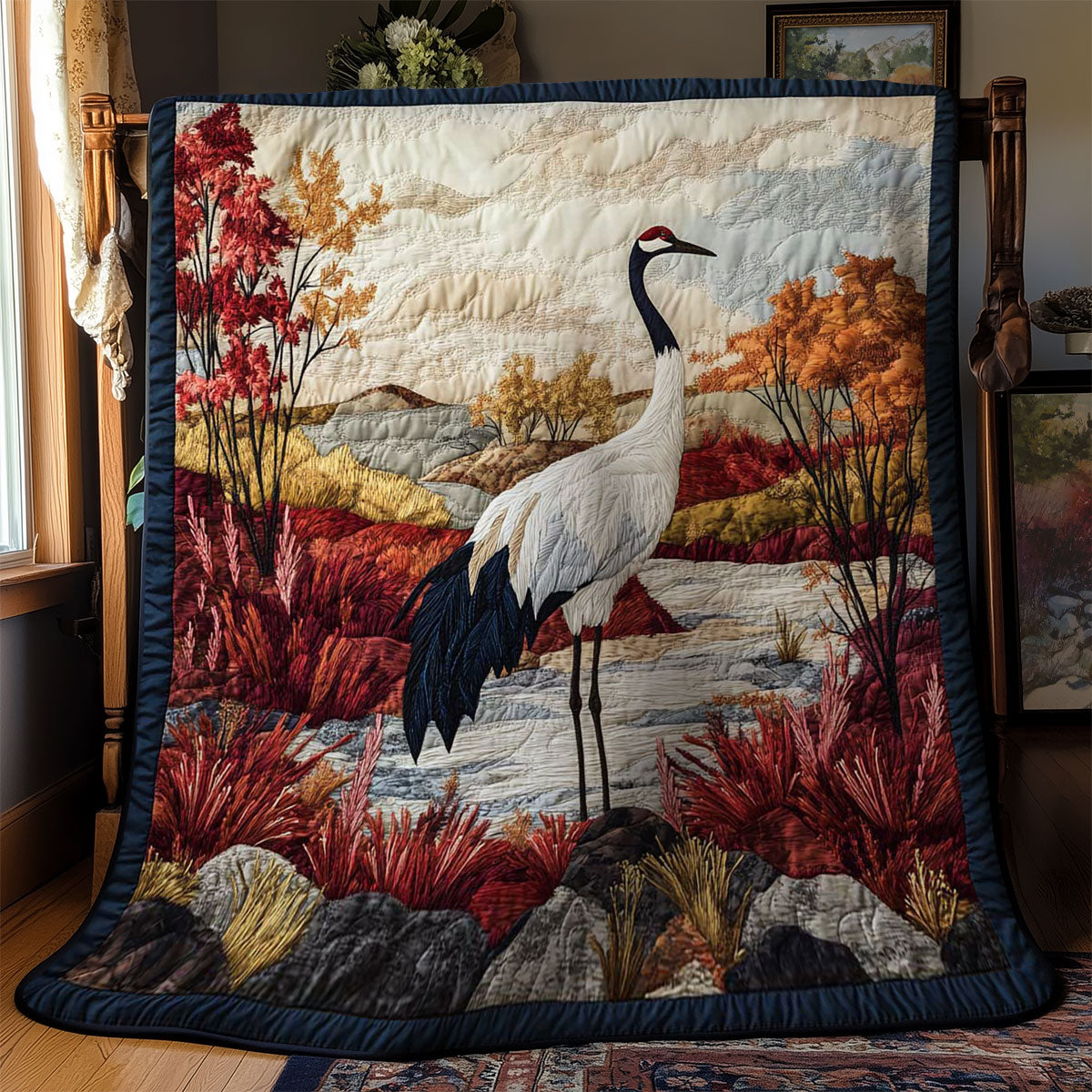 Serene Crane WN0502035CL Quilt