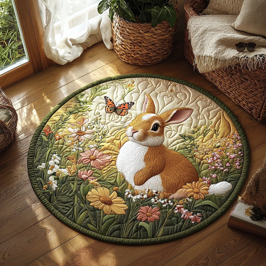 Innocent Rabbit QA1212038CL Quilted Round Mat