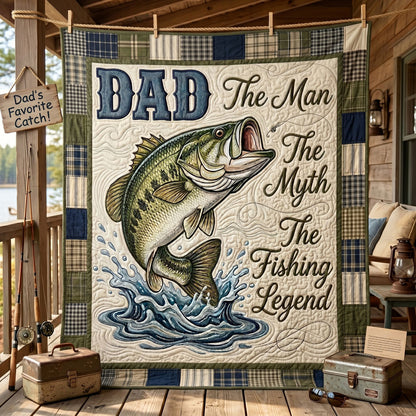 Bass Master Dad WN1506001CL Quilt
