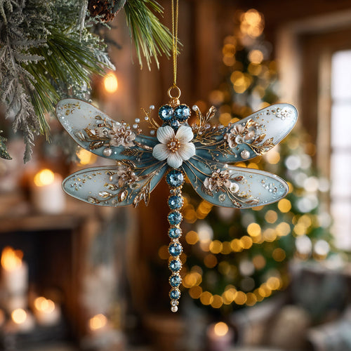 Crystal Winged Dragonfly CW2711016CL Christmas Ornament
