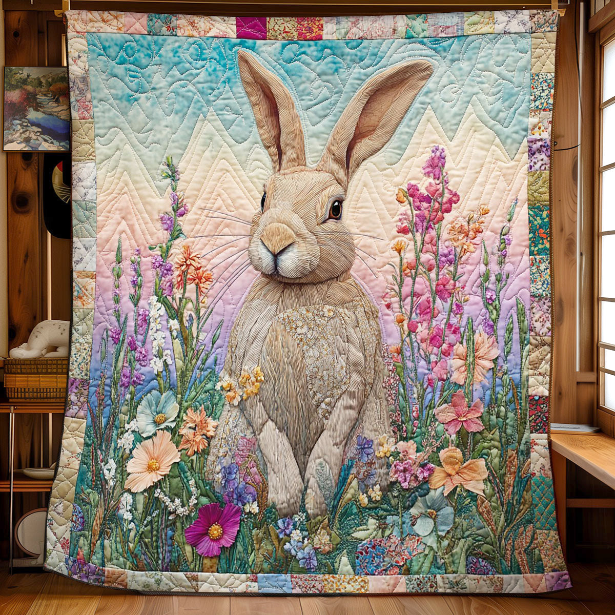 Spring Rabbit CW1001060CL Quilt