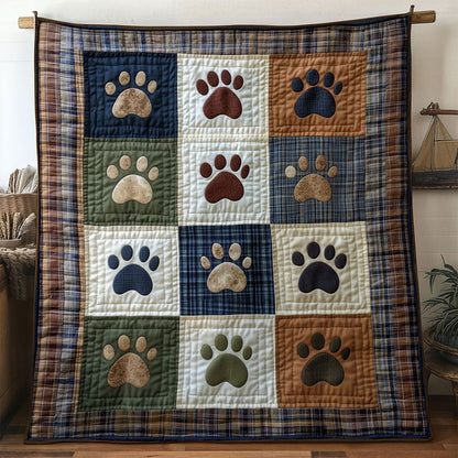Dog Paw Blessing WN1201009CL Quilt